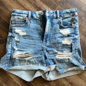 American Eagle Jean Shorts (Curvy High Rise Shortie)